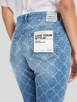 Marc Cain Jeans<Damen Jeans - SIKAR denim gemustert