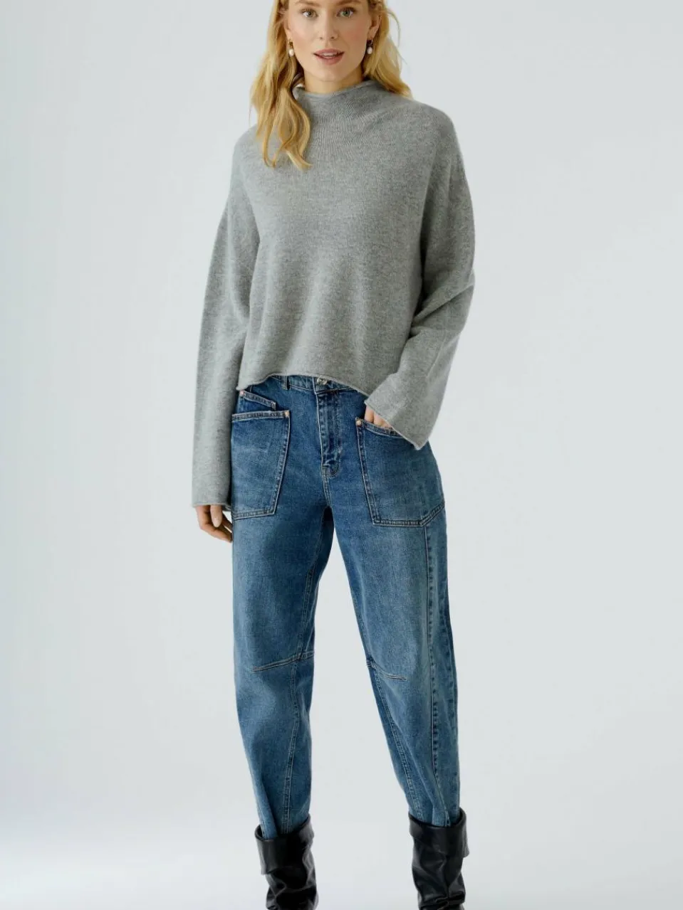 Damen Oui Jeans>Damen Jeans Barrel