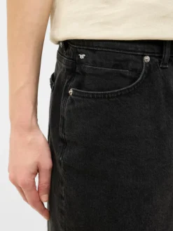 Mustang Jeans<Damen Jeans Shorts schwarz uni