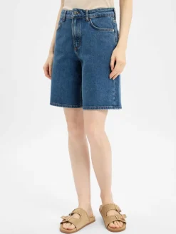 Marc O'Polo Hosen<Damen Jeans-Bermuda denim uni