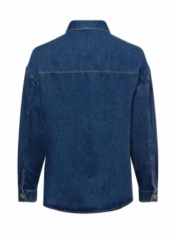 Marie Lund Blusen<Damen Jeansbluse denim uni