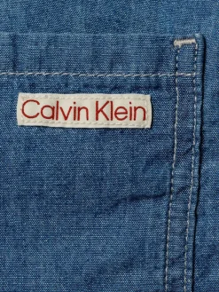 Calvin Klein Jeans Blusen<Damen Jeansbluse medium stone uni