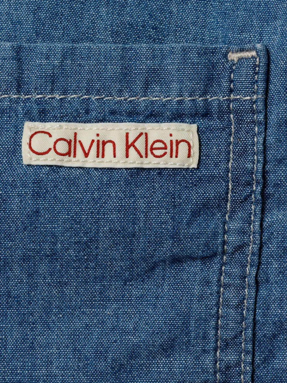 Calvin Klein Jeans Blusen<Damen Jeansbluse medium stone uni