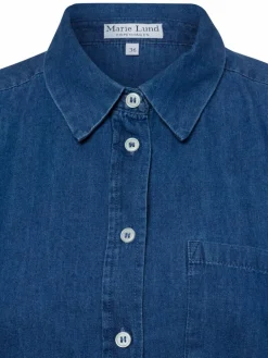 Marie Lund Blusen<Damen Jeansbluse denim uni