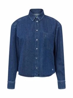 Weekend Max Mara Blusen<Damen Jeansbluse - Obbia denim uni