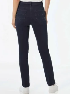 Damen Goldner Jeans>Damen Jeanshose - Lange Freizeithose BELLA mit Formbund