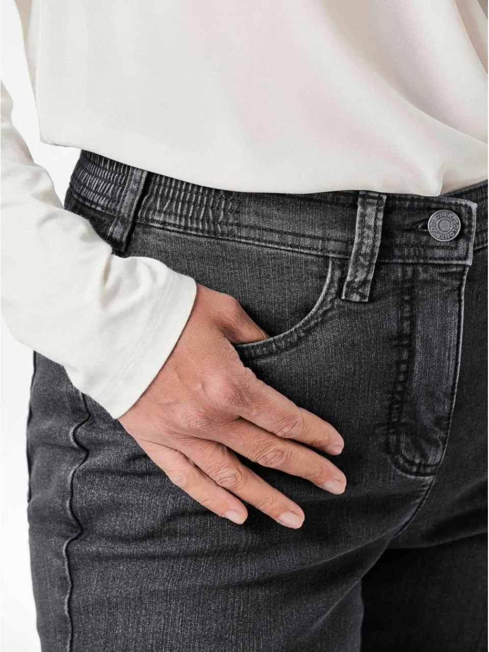 Damen Goldner Jeans>Damen Jeanshose ANNA - Klassische Jeanshose ANNA