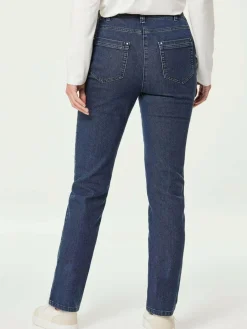 Goldner Jeans<Damen Jeanshose Carla - Klassische Jeanshose Carla blau uni