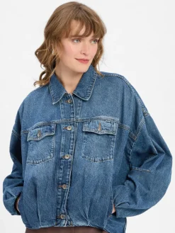 Drykorn Jacken & Westen<Damen Jeansjacke - Blaxton denim uni