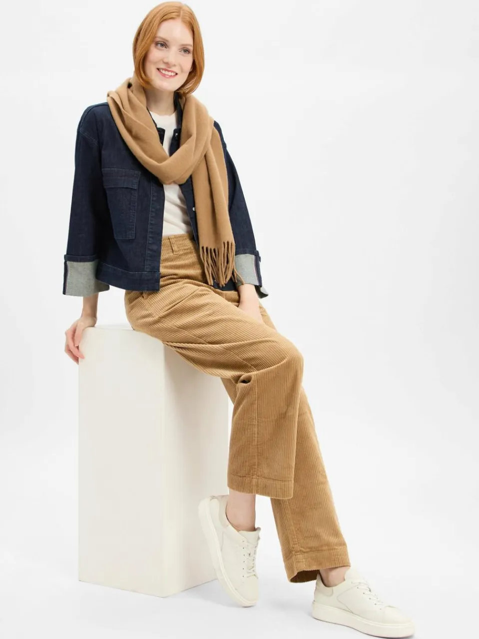 Damen Opus Jacken & Westen>Damen Jeansjacke - Hollice