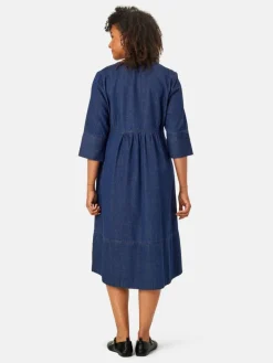 Masai Kleider<Damen Jeanskleid denim uni