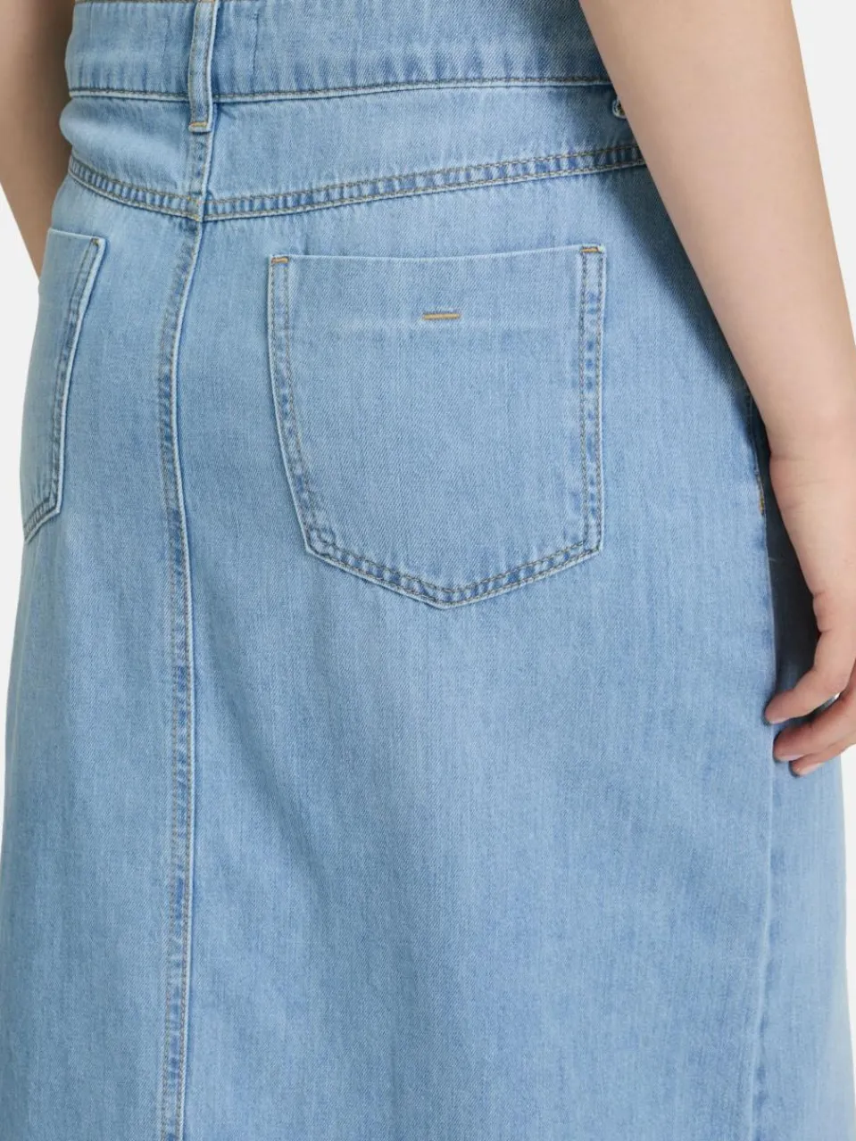 Cartoon Röcke<Damen Jeansrock blau uni