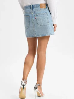 Levi's Röcke<Damen Jeansrock hellblau uni