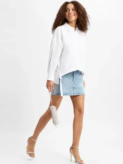 Levi's Röcke<Damen Jeansrock hellblau uni