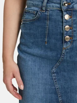 Cartoon Röcke<Damen Jeansrock denim uni