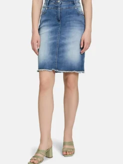 Betty Barclay Röcke<Damen Jeansrock light stone denim uni