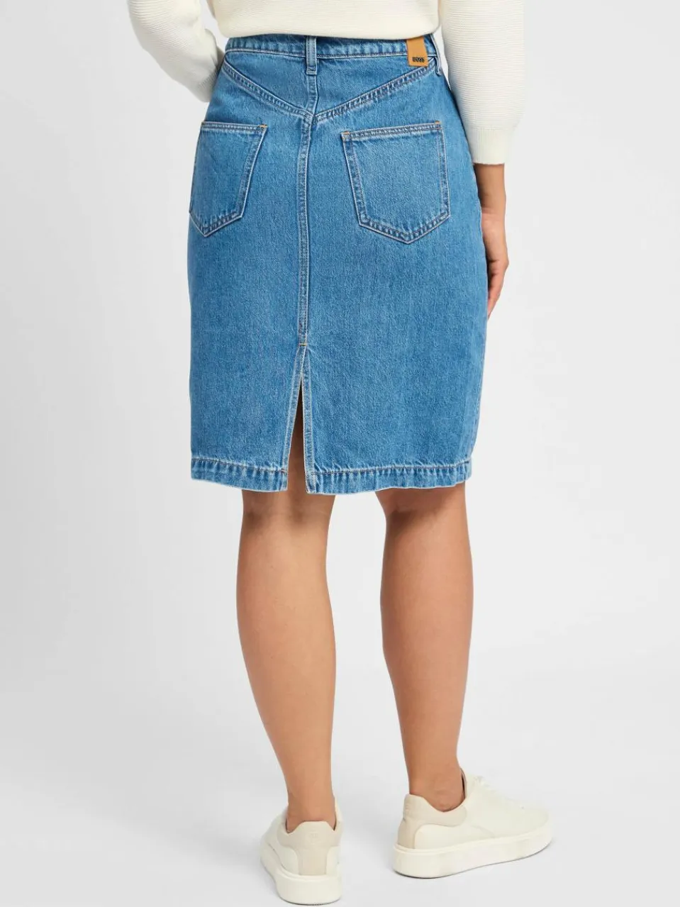 BOSS Röcke<Damen Jeansrock - Cobaltide medium stone uni