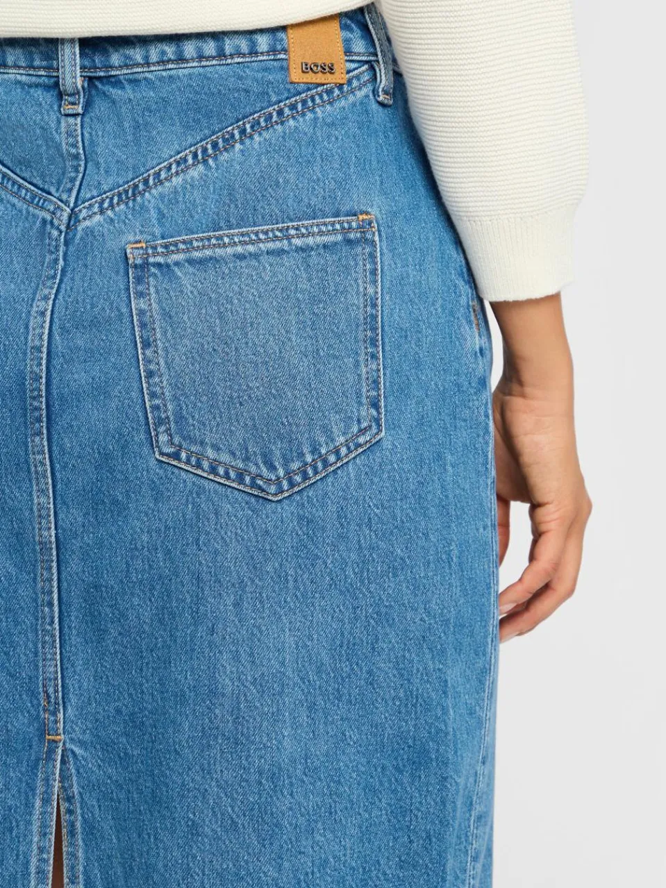 BOSS Röcke<Damen Jeansrock - Cobaltide medium stone uni