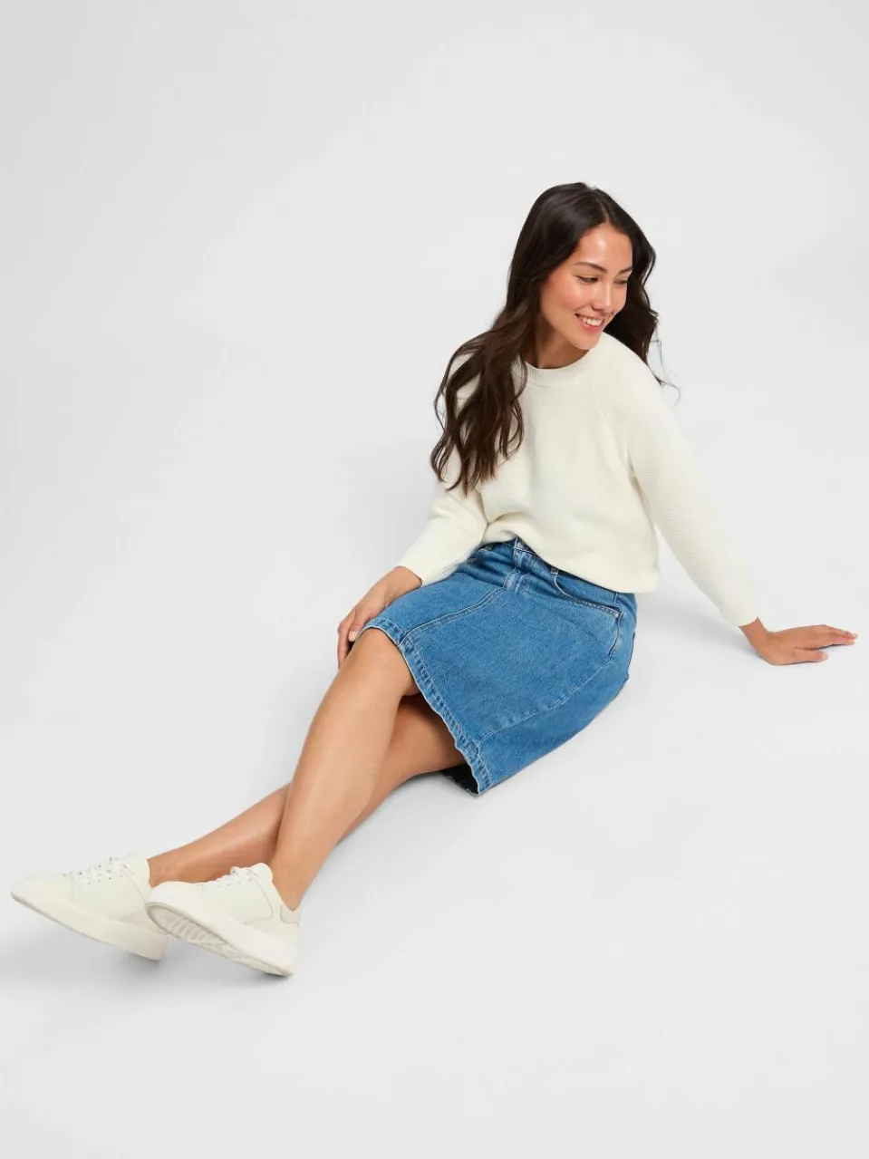 BOSS Röcke<Damen Jeansrock - Cobaltide medium stone uni