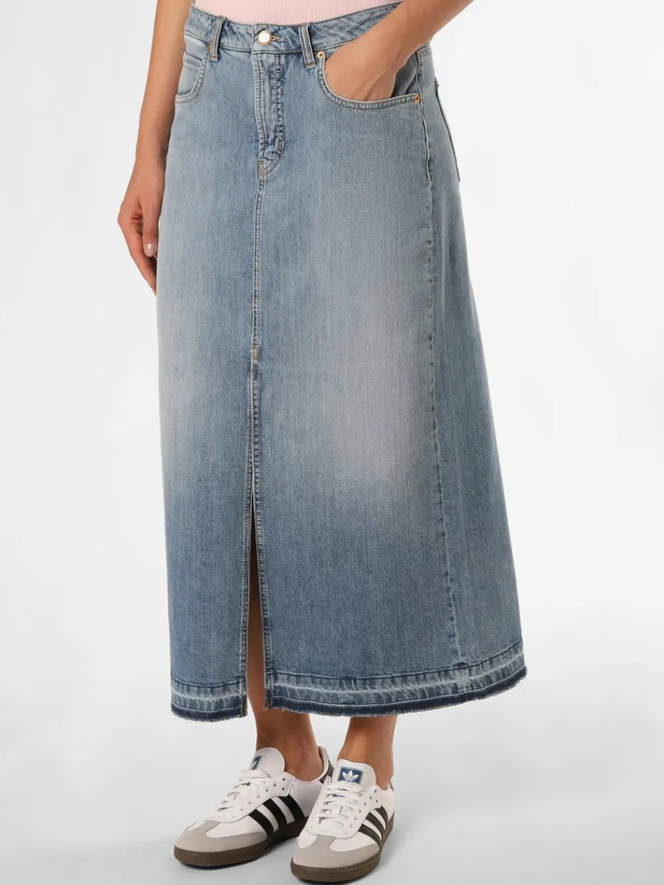 Cambio Röcke<Damen Jeansrock - Hailey blue stone uni