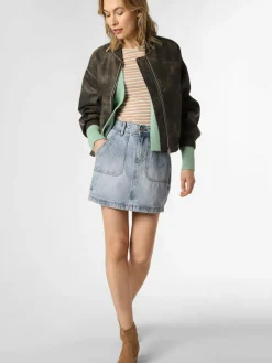 Noisy May Röcke<Damen Jeansrock - NMRegina bleached uni