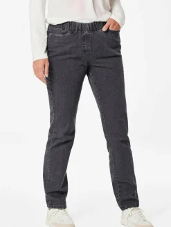 Goldner Jeans<Damen Jeansschlupfhose LOUISA - Klassische Jeansschlupfhose LOUISA anthrazit uni