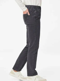 Goldner Jeans<Damen Jeansschlupfhose LOUISA - Klassische Jeansschlupfhose LOUISA anthrazit uni