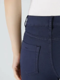 Oui Hosen<Damen Jeggings blau uni