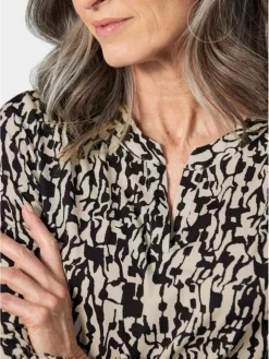 Damen Goldner Blusen><noscript><img width=