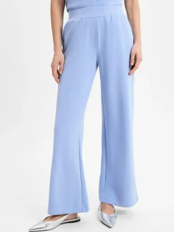 Franco Callegari Hosen<Damen Jerseyhose hellblau uni