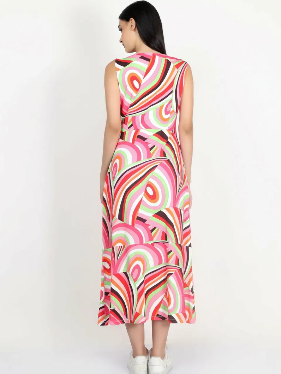 Vicci Germany Kleider<Damen Jerseykleid mehrfarbig bedruckt