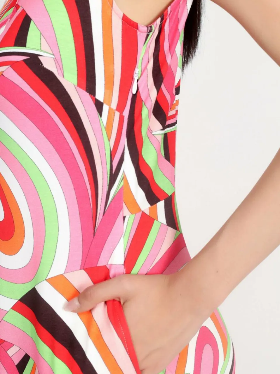 Vicci Germany Kleider<Damen Jerseykleid mehrfarbig bedruckt