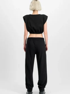 Alpha Industries Hosen<Damen Jogginghose schwarz uni