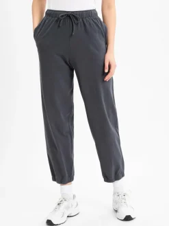 american vintage Hosen<Damen Jogginghose - Fazy grau uni