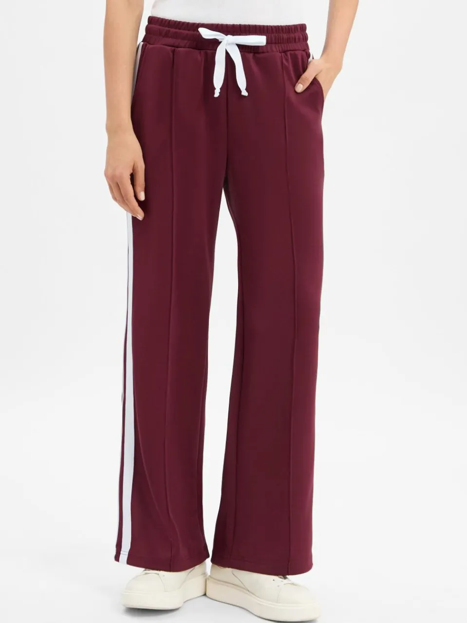 Noisy May Hosen<Damen Jogginghose - NMJenna bordeaux uni