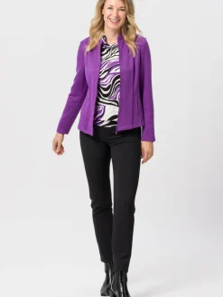 Frank Walder Hosen<Damen Jogpants schwarz uni