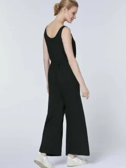 Detto Fatto Hosen<Damen Jumpsuit schwarz uni