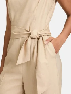 Betty Barclay Hosen<Damen Jumpsuit beige uni