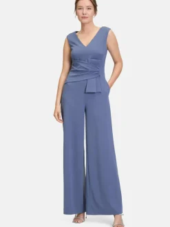 Vera Mont Hosen<Damen Jumpsuit blau uni
