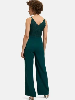 Vera Mont Hosen<Damen Jumpsuit petrol smaragd uni