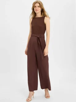 zero Hosen<Damen Jumpsuit kastanie uni