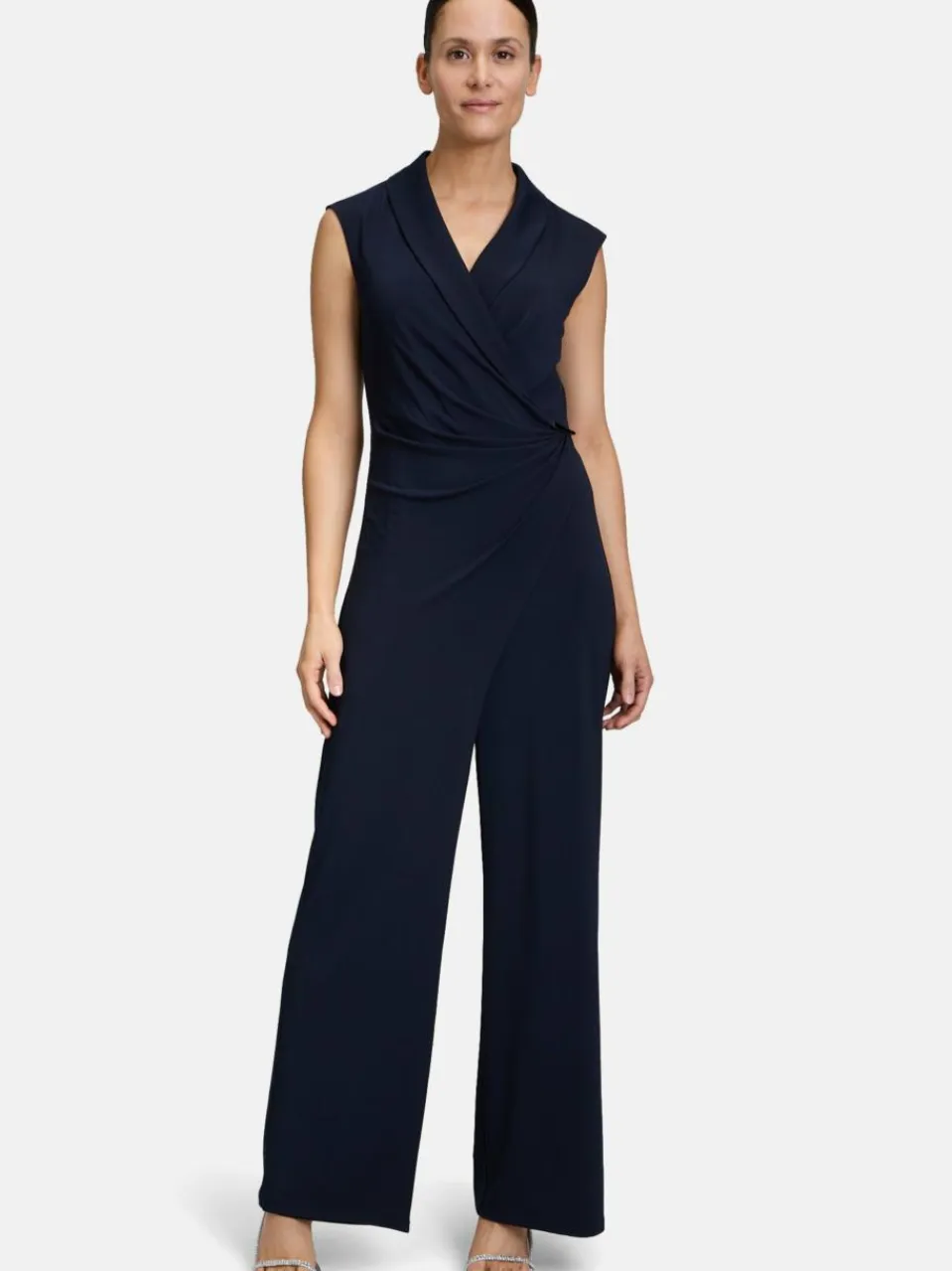 Vera Mont Hosen<Damen Jumpsuit marine blau uni
