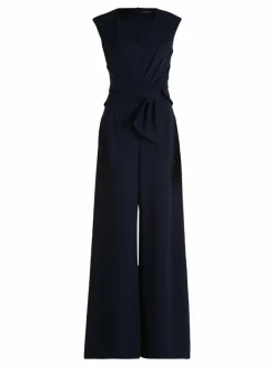 Vera Mont Hosen<Damen Jumpsuit marine blau uni