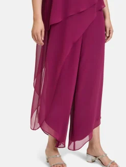 Vera Mont Hosen<Damen Jumpsuit rot uni