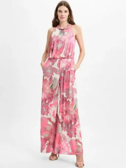 V by Vera Mont Hosen<Damen Jumpsuit pink ecru gemustert