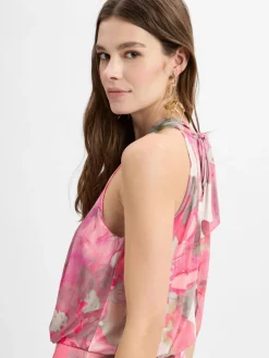 V by Vera Mont Hosen<Damen Jumpsuit pink ecru gemustert