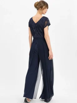 Vera Mont Hosen<Damen Jumpsuit marine uni