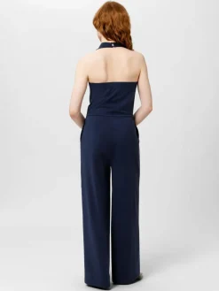 Les Lunes Hosen<Damen Jumpsuit blau uni