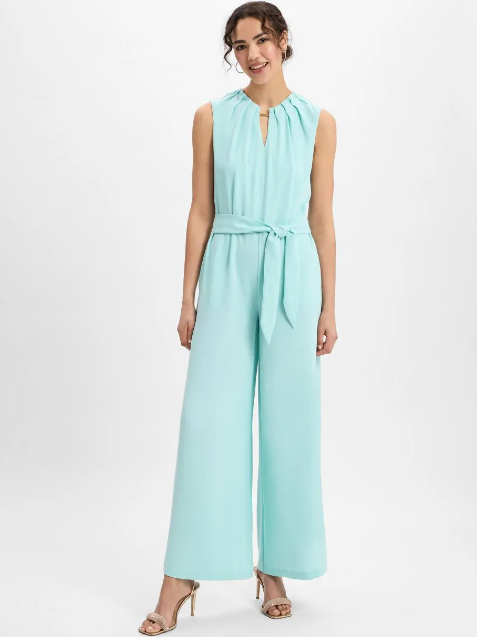 Betty & Co Hosen<Damen Jumpsuit mint uni