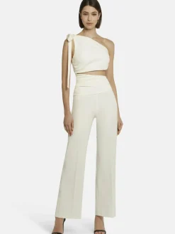 Nicowa Hosen<Damen Jumpsuit - AMOLIWA weiß uni